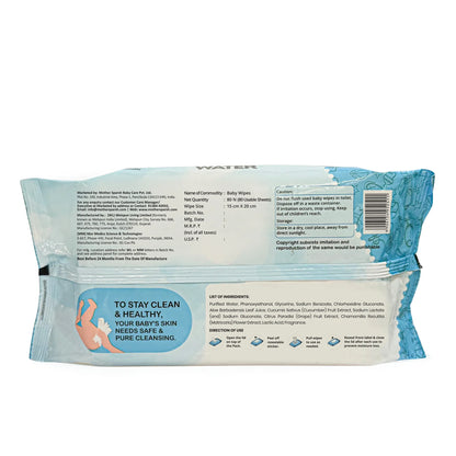 98% Pure Water Baby Wipes - Mild & Gentle