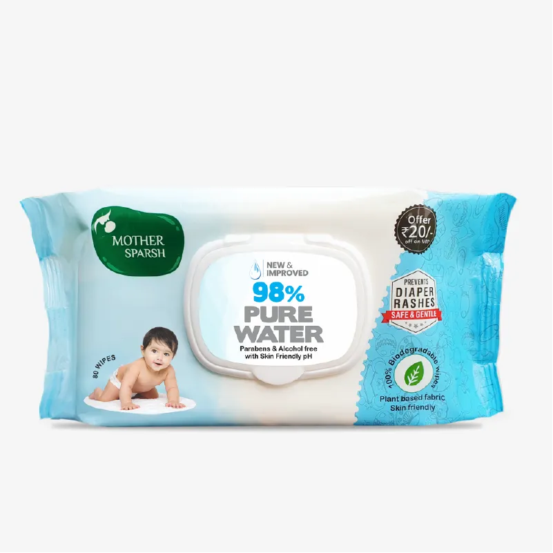 Gentle wipes for baby Ideal for sensitive skin 001001