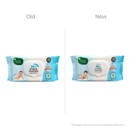 98% Pure Water Baby Wipes - Mild & Gentle