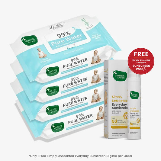 99% wipes pack of 4 free simply unsented gentle body lotion