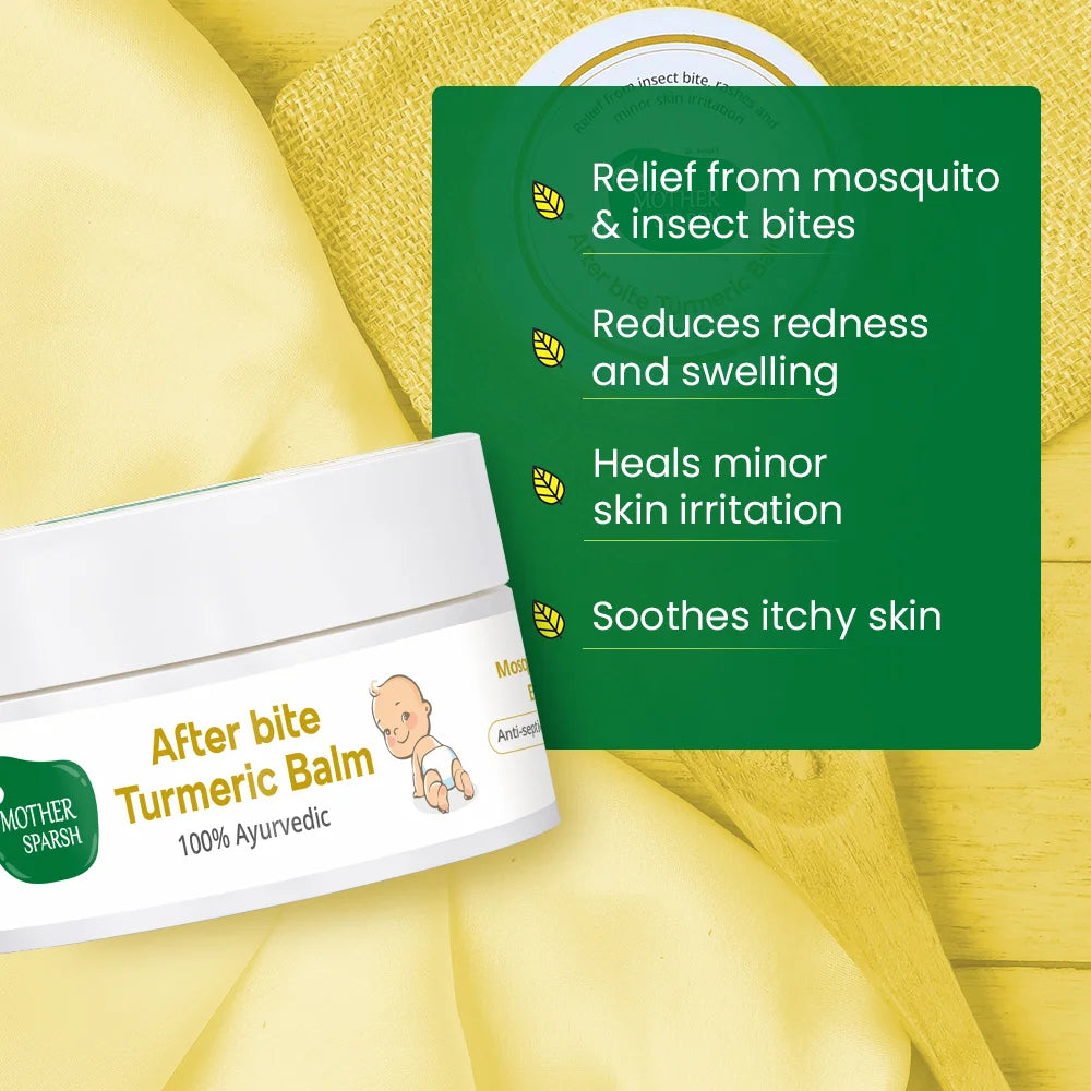 Mosquito & Insect Bite Relief - After Bite Turmeric Balm for Babies