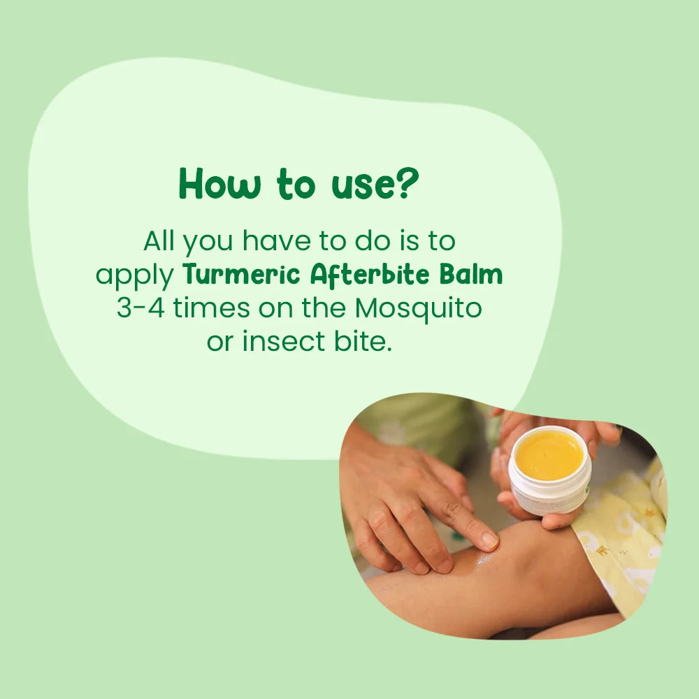 Mosquito & Insect Bite Relief - After Bite Turmeric Balm for Babies