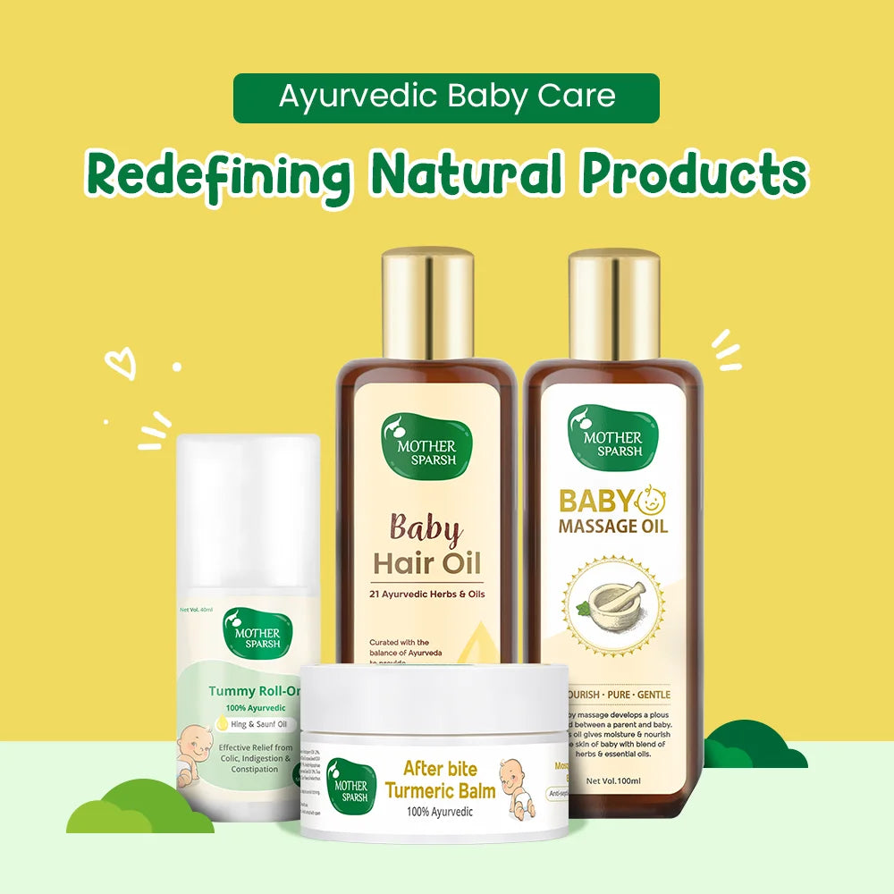 Ayurvedic Baby Massage Oil for Strong Bones & Muscles