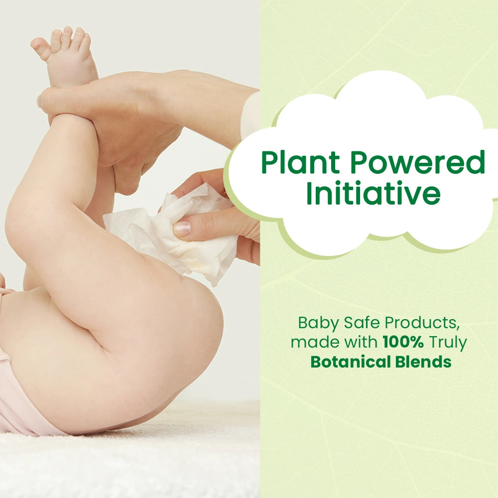 Plant Powered Natural Baby Wipes with Grapefruit