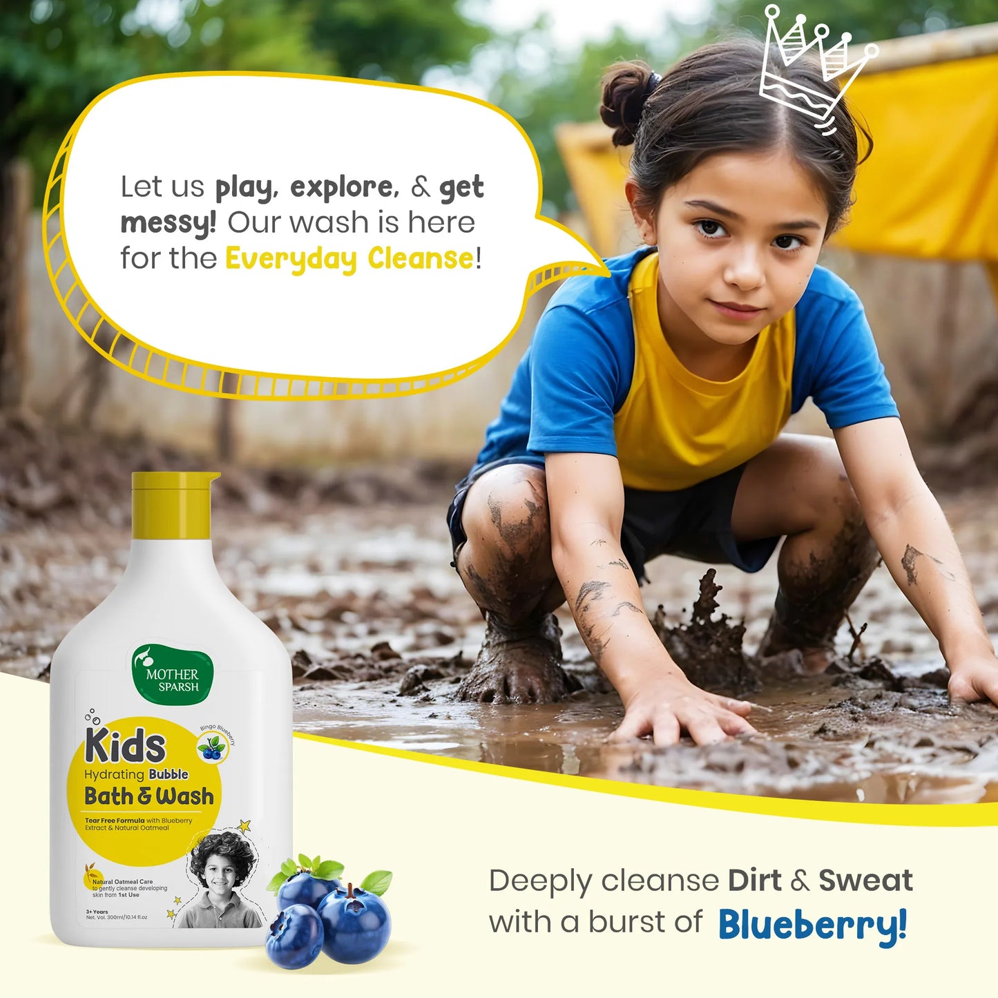 Let your kids explore while we keep their skin soft and cared for.