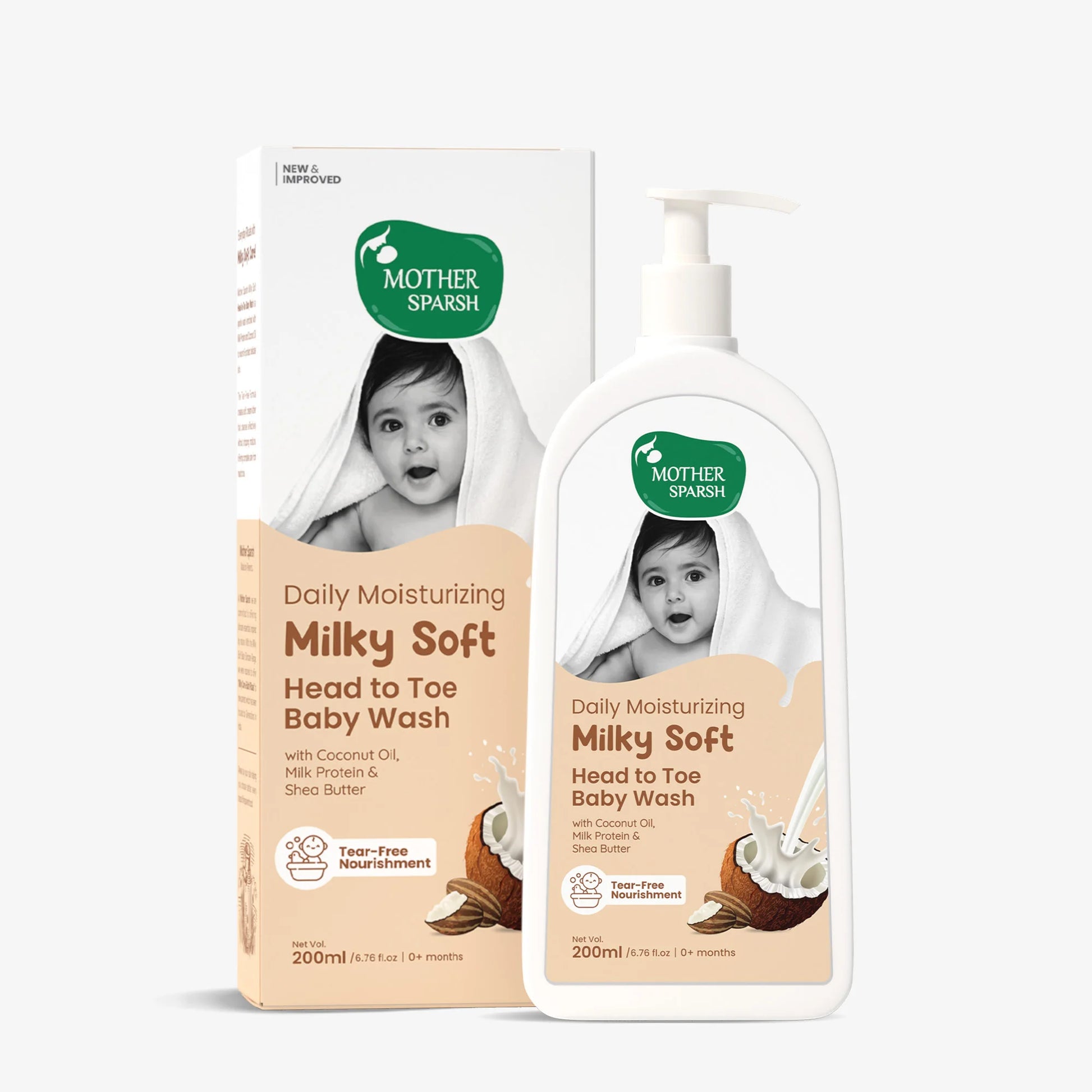 Daily Moisturizing Milky Soft Head to Toe Baby Wash