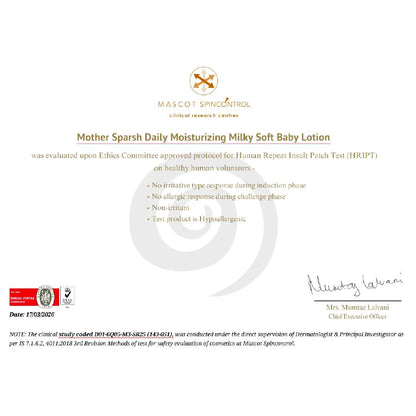 Daily Moisturizing Milky Soft Baby Lotion
