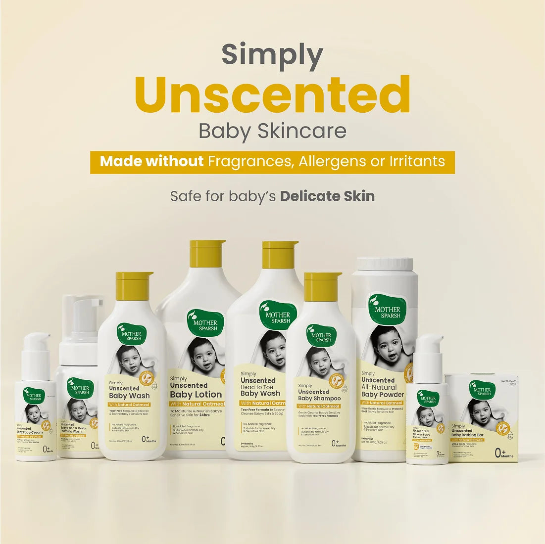 Safe, fragrance-free baby wash for newborns with sensitive skin
