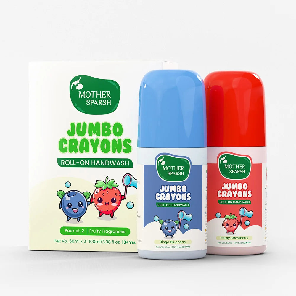 Jumbo crayons roll On Handwash for Kids