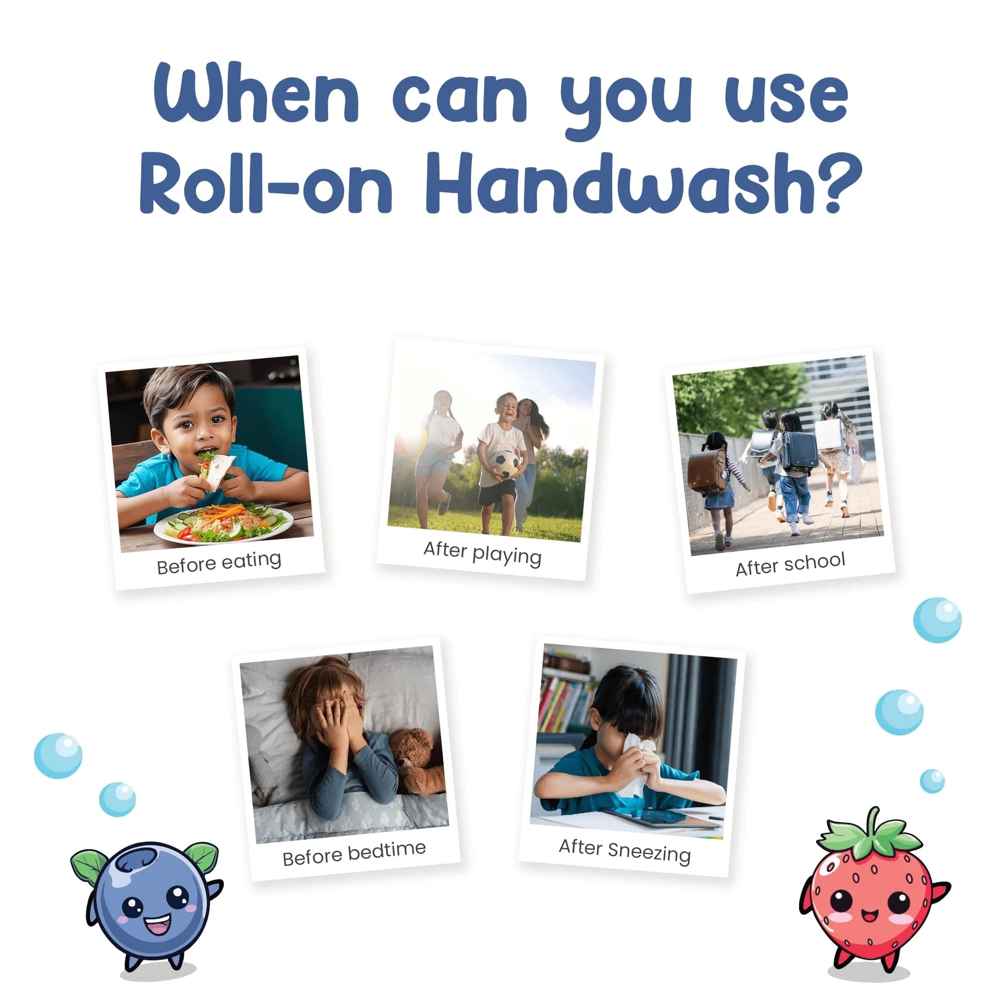 When can you use Roll-On Handwash?