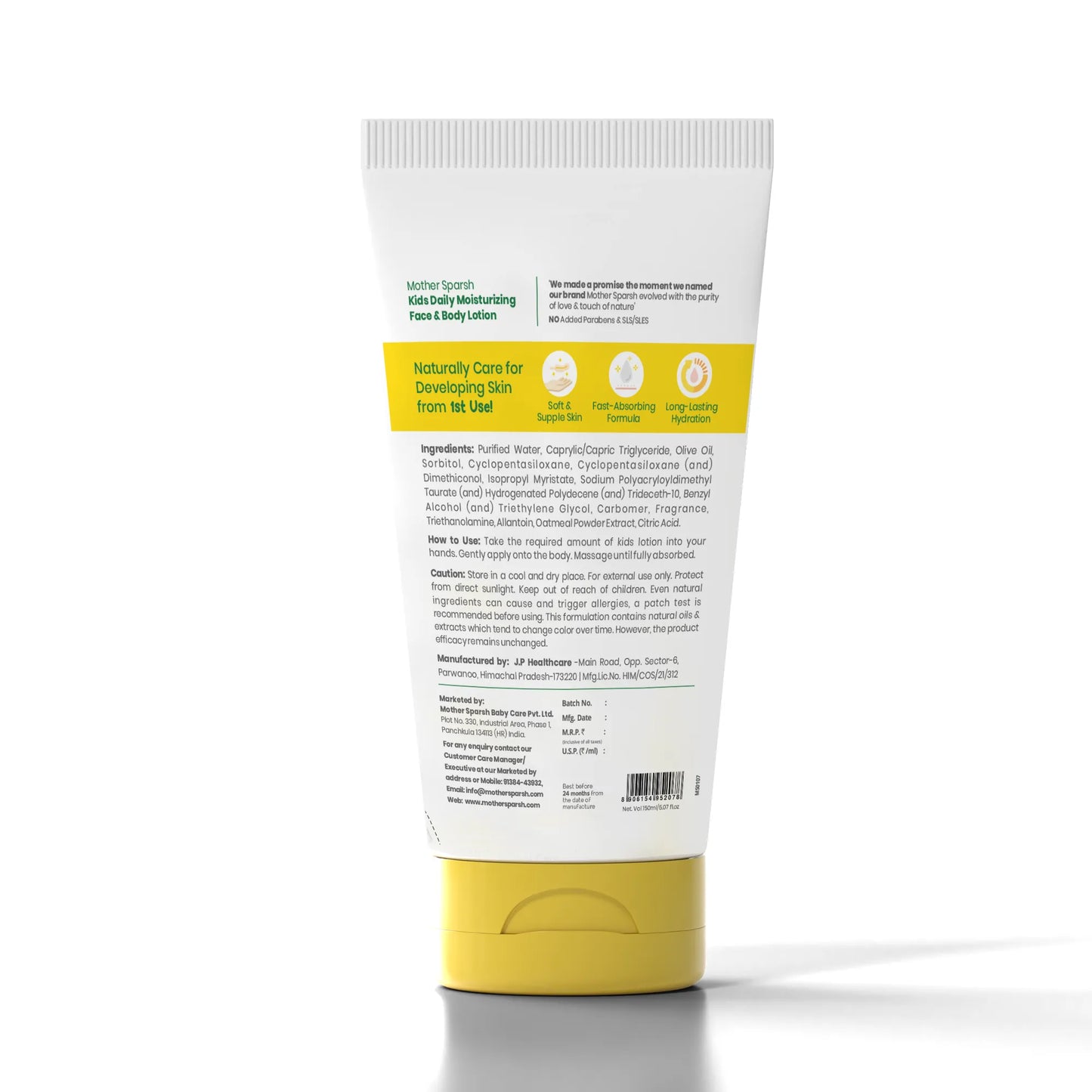 Kids Daily Moisturizing Face & Body Lotion