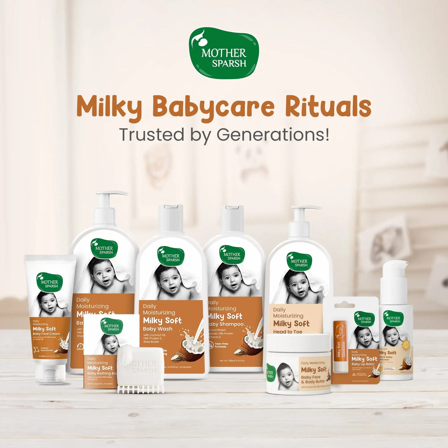 Milky Baby Care rituals trusted by generations