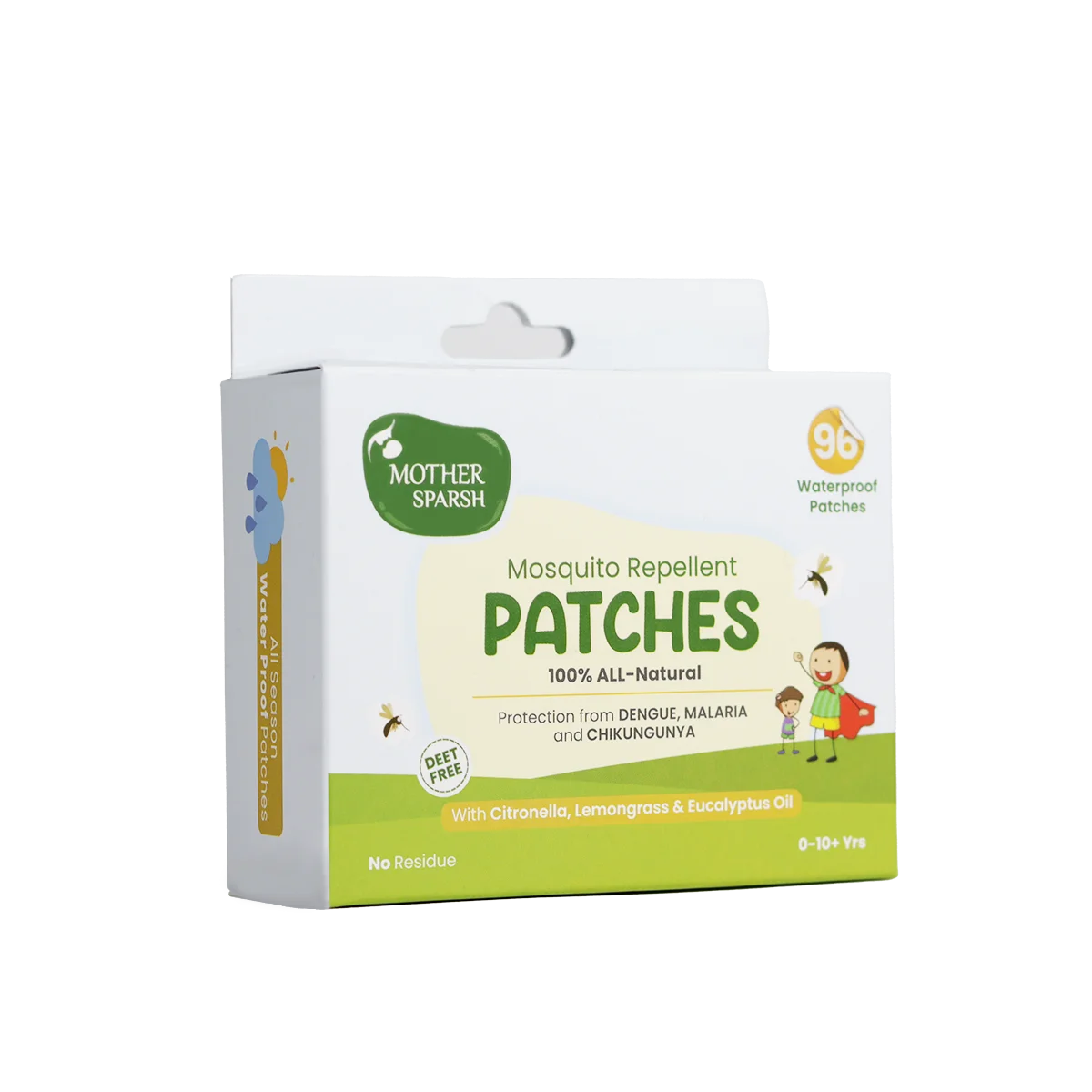 Mother Sparsh Mosquito Repellent Patches for Baby - pack of 96