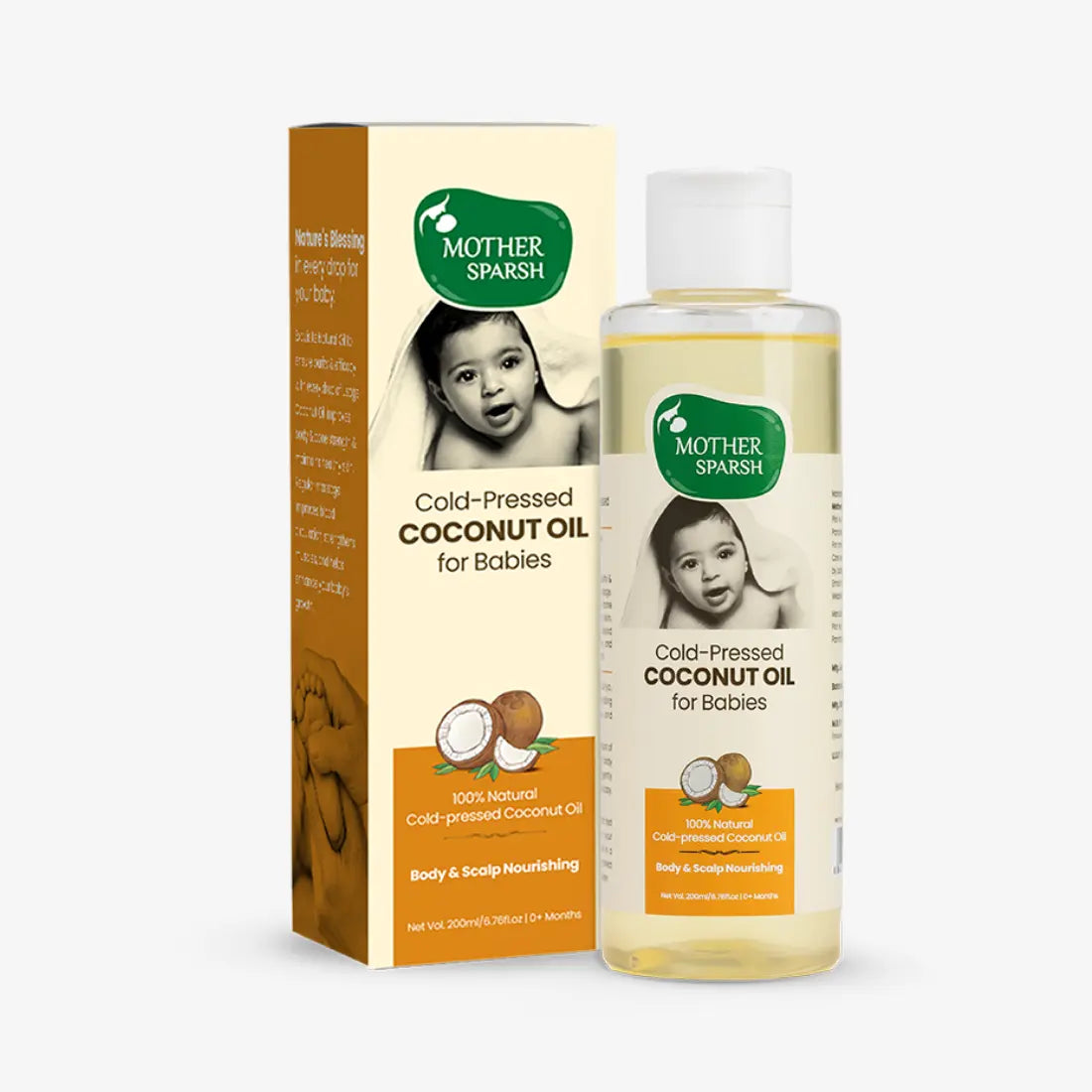 Cold-Pressed Coconut Oil Made for Babies