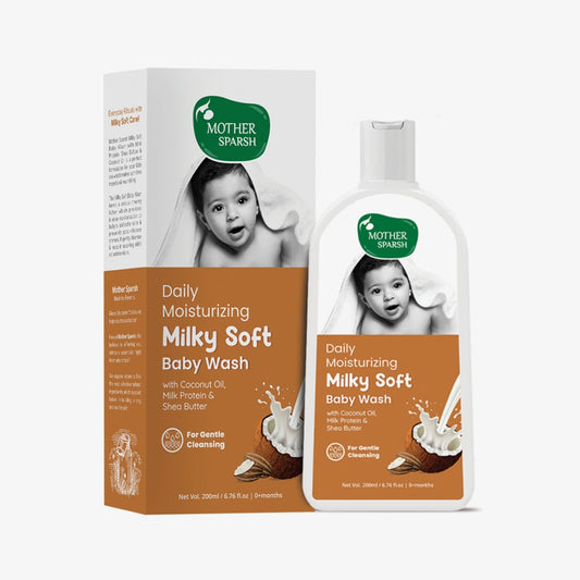 Baby body wash Milky Soft ideal for newborn skin