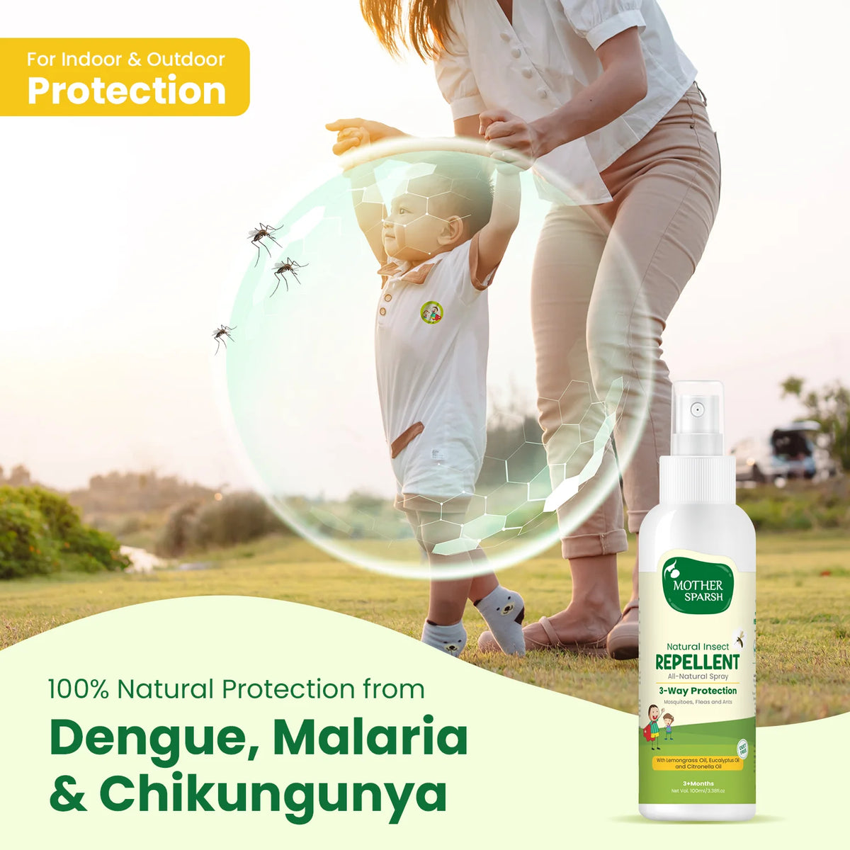 Natural Protection Insect Natural Insect Repellent Spray | Safe and Gentle Protection for Baby