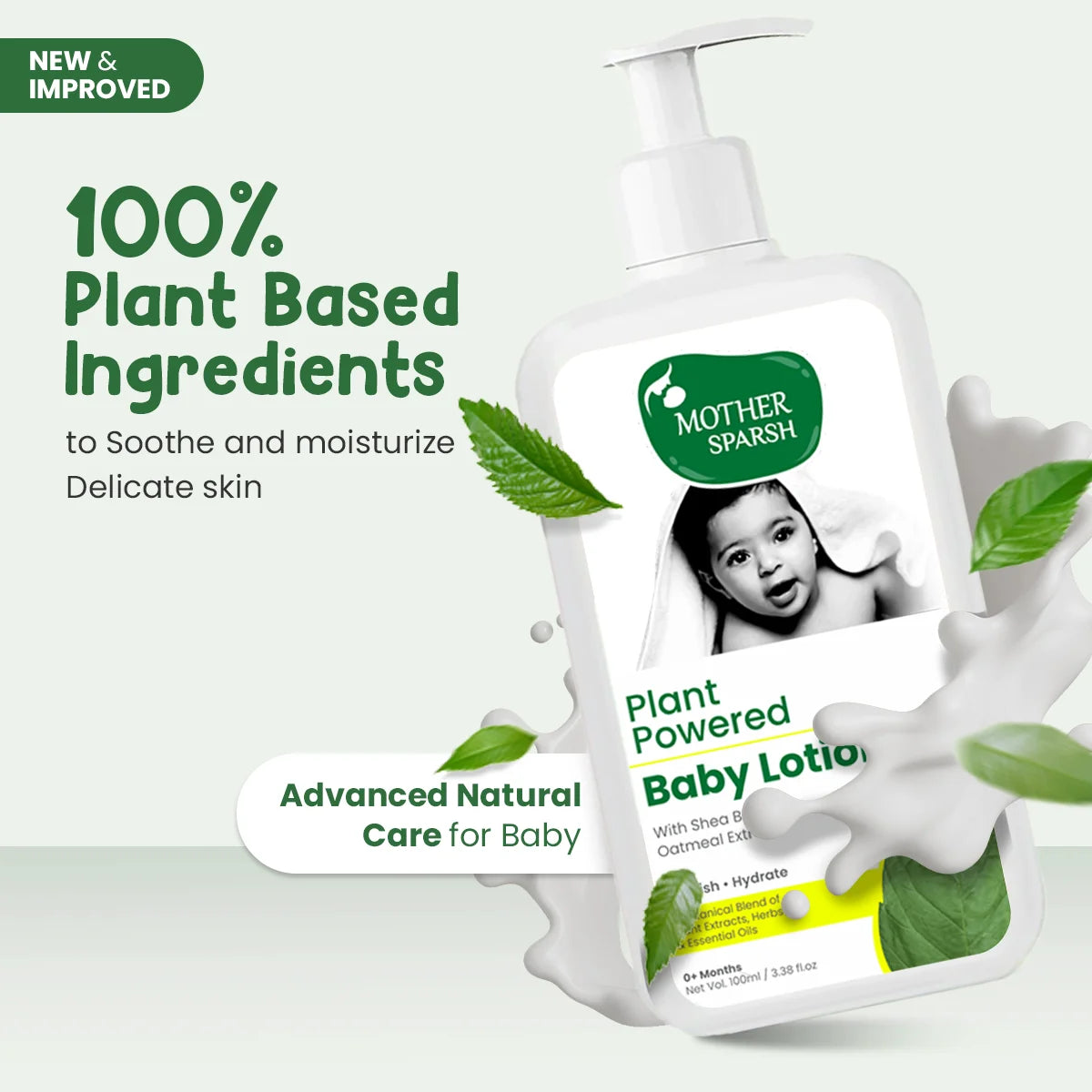 New & Improved Formula to nourish Baby’s delicate skin