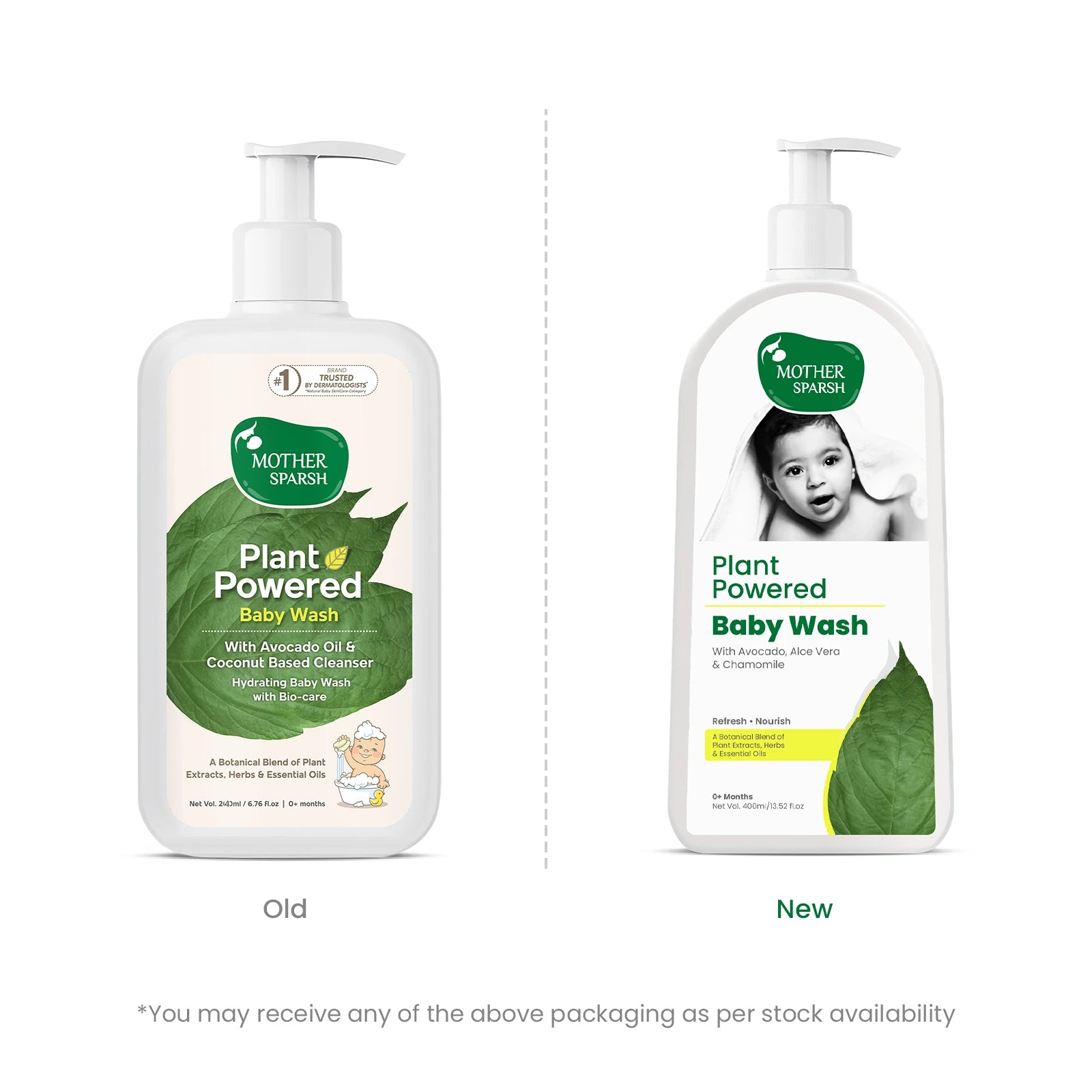 New & Improved Formula to Gently Cleanse Baby’s Delicate Skin (Optional)