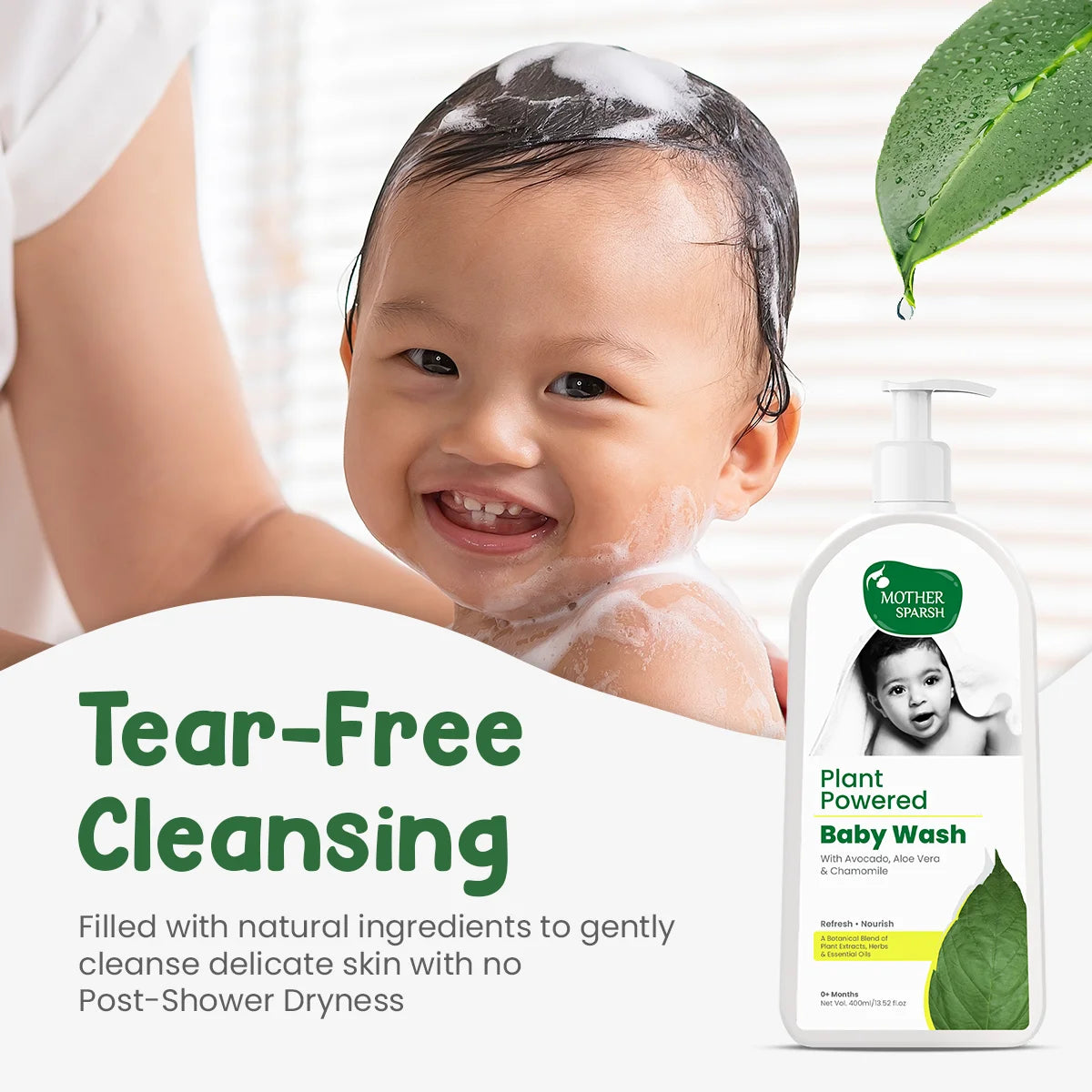 Tear-Free Gentle Cleanse for Baby’s Delicate Skin