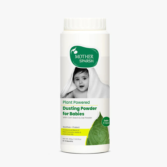 Mother Sprash Plant Powered Dusting Powder for Babies-100g pack 