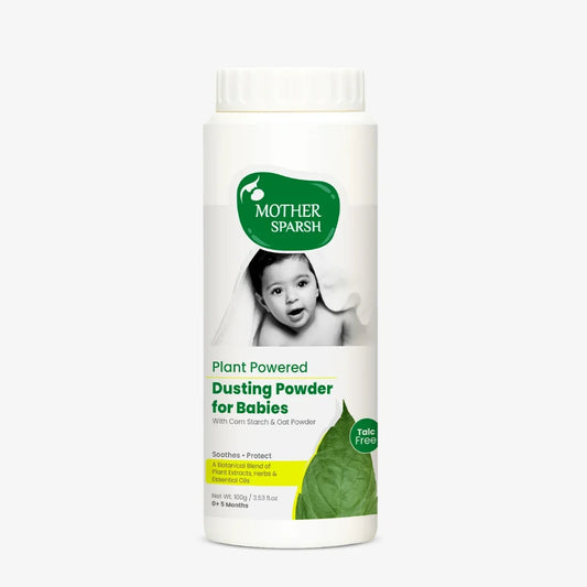 Mother Sprash Plant Powered Dusting Powder for Babies-100g pack  