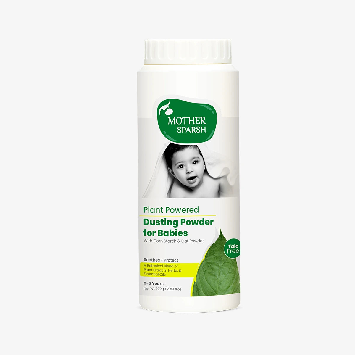 Mother Sprash Plant Powered Dusting Powder for Babies-100g pack  