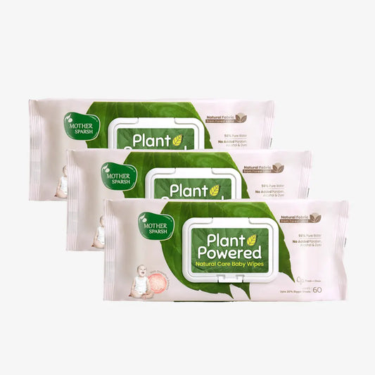 Plant Powered Natural Care Baby Wipes Safe for Newborn Baby