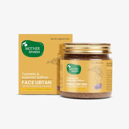 Mother Sparsh Turmeric & Kashmiri Saffron Face Ubtan-01