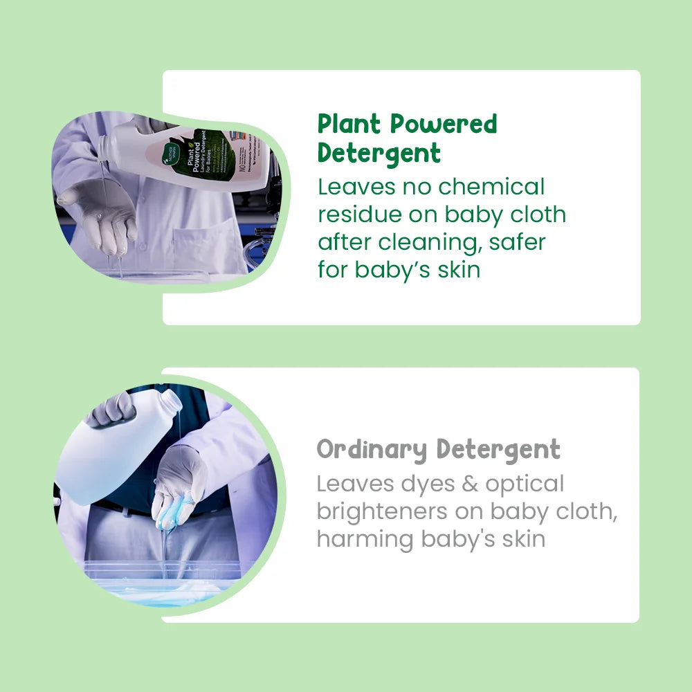 Plant Powered Laundry Detergent for Babies & Adults - 200ml