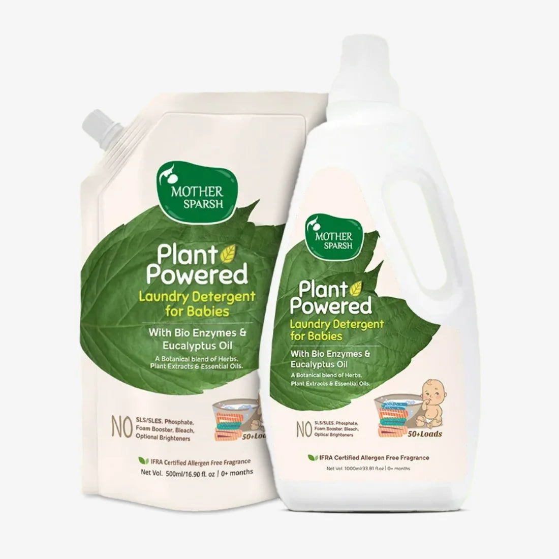 Plant Powered Laundry Detergent for Babies & Adults with Sensitive Skin