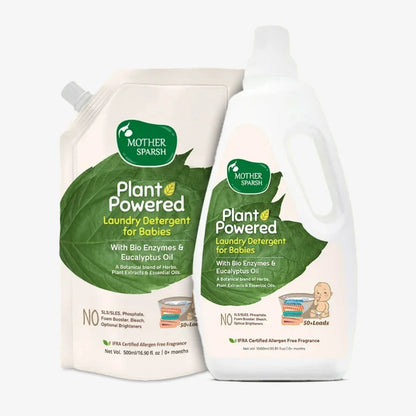 Plant Powered Laundry Detergent for Babies & Adults with Sensitive Skin