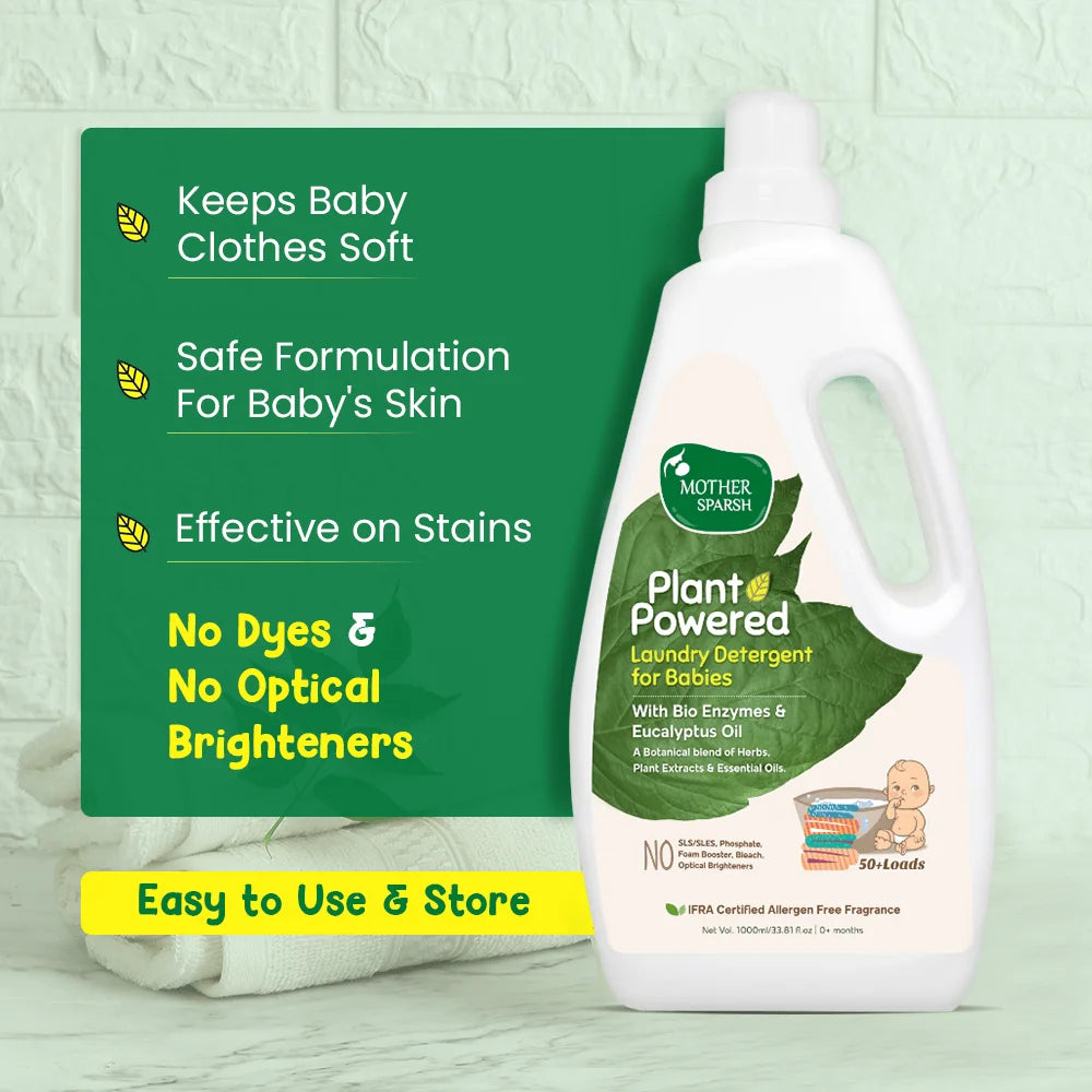 Plant Powered Laundry Detergent for Babies & Adults