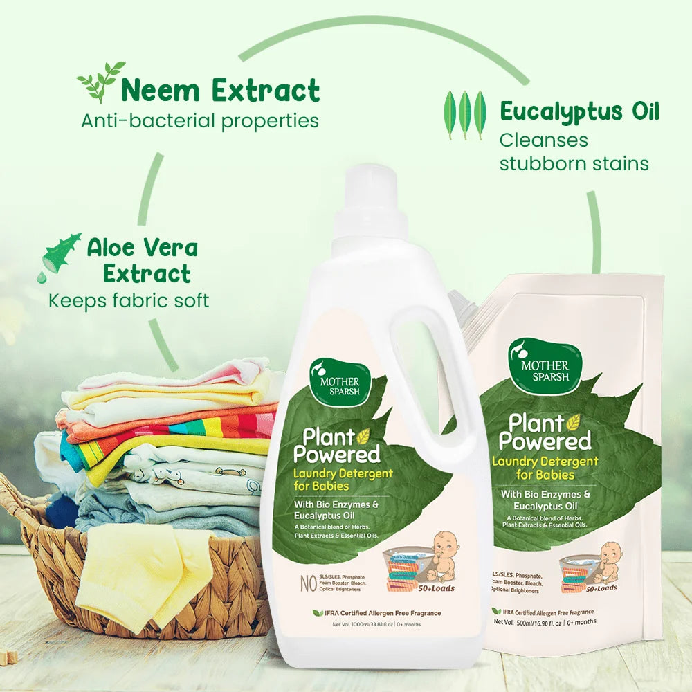 Plant Powered Laundry Detergent for Babies & Adults