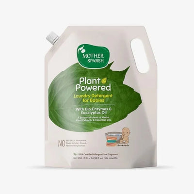 Plant Powered Natural Laundry Detergent Refill Pack For Babies