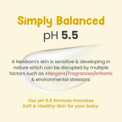 pH 5.5 Balanced baby lotion 