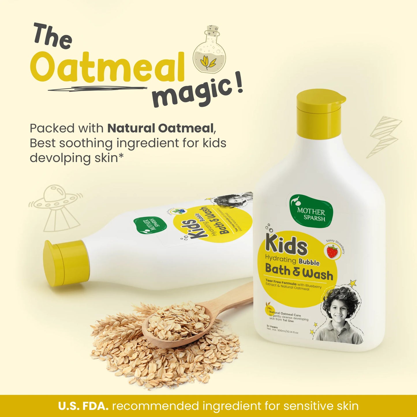 The Oatmeal Magic for your kids developing skin