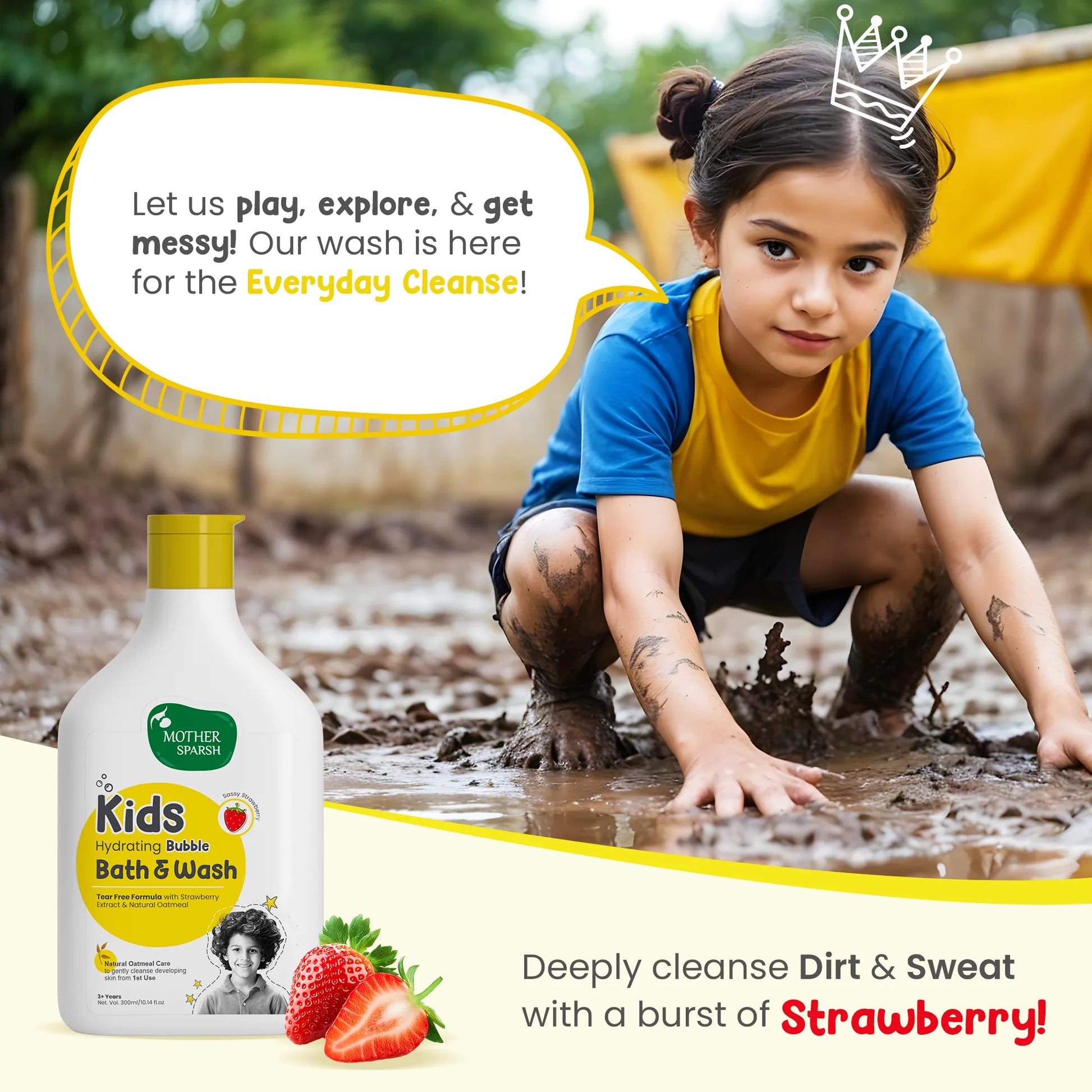 Let your kids explore while we take care of their skin