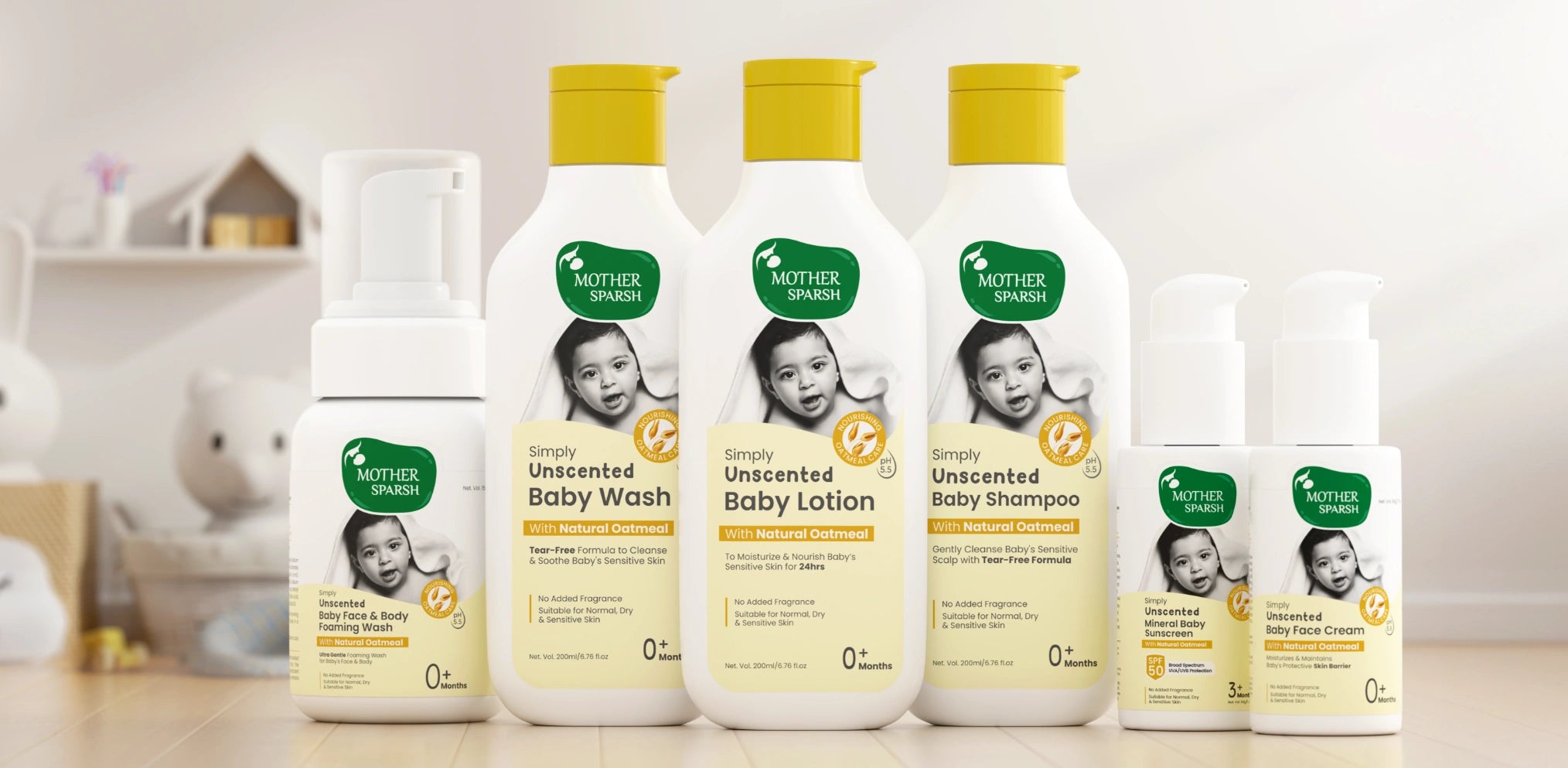 Mother Sparsh Baby Skin Care Products | Banner