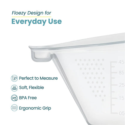 Baby feeding cup with ergonomic side handles for easy grip