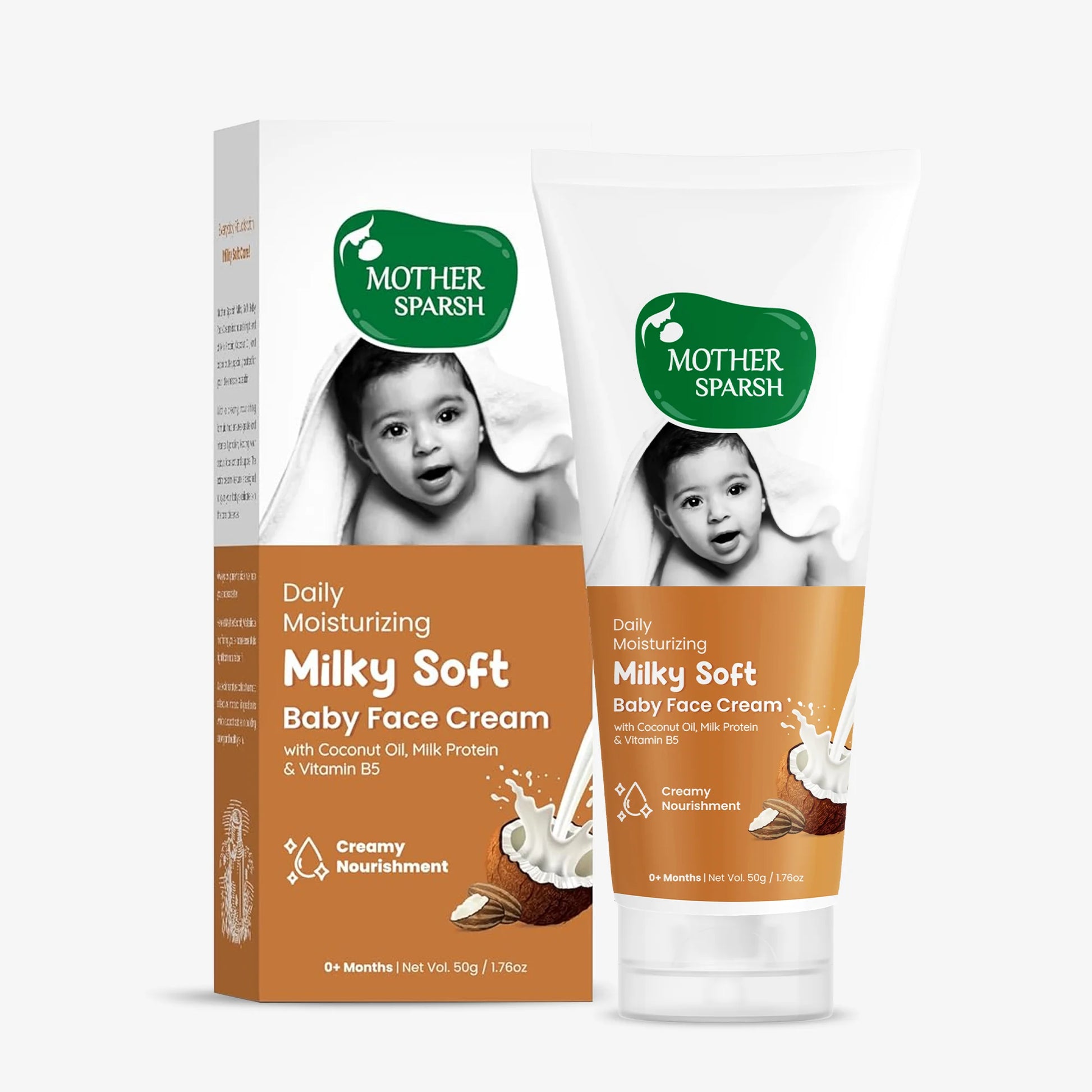 daily moisturizing milky soft baby face cream