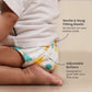 Plant Powered Premium Cloth Diaper for Babies - with Super-Zorb™ Soaker Insert (India's 1st Built-In Booster Pad) for 2X Ultra Absorption