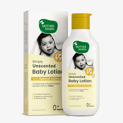 Simply Unscented Baby Lotion for Newborn delicate skin