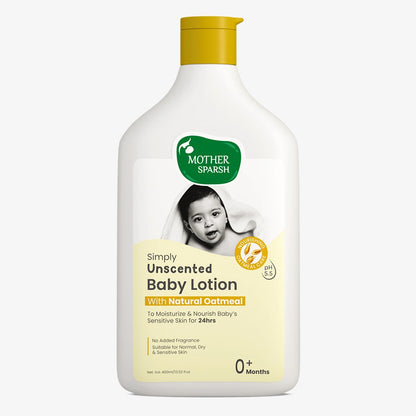 Simply Unscented Baby Lotion for Newborn delicate skin