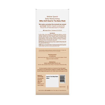 Daily Moisturizing Milky Soft Head to Toe Baby Wash
