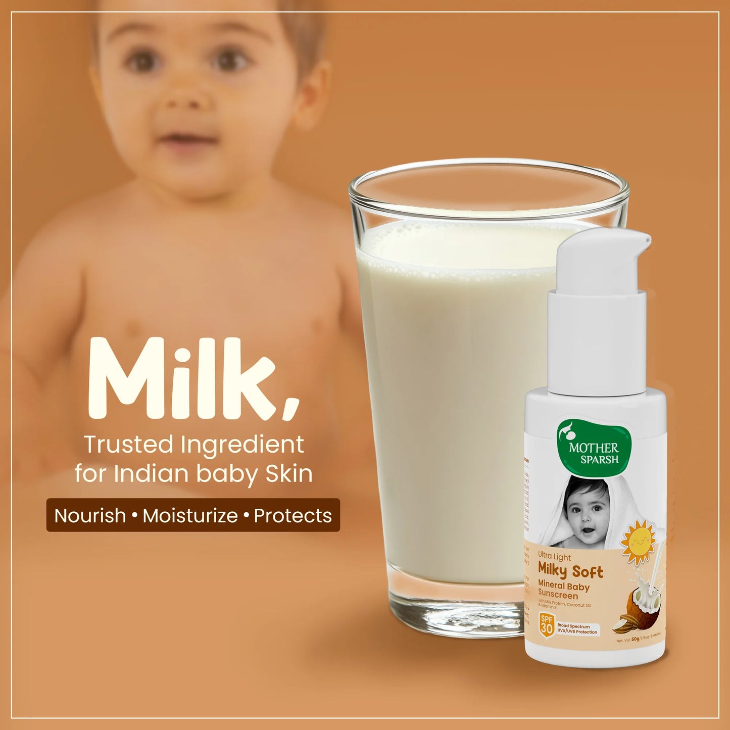Ultra Light Milky Soft Baby Sunscreen