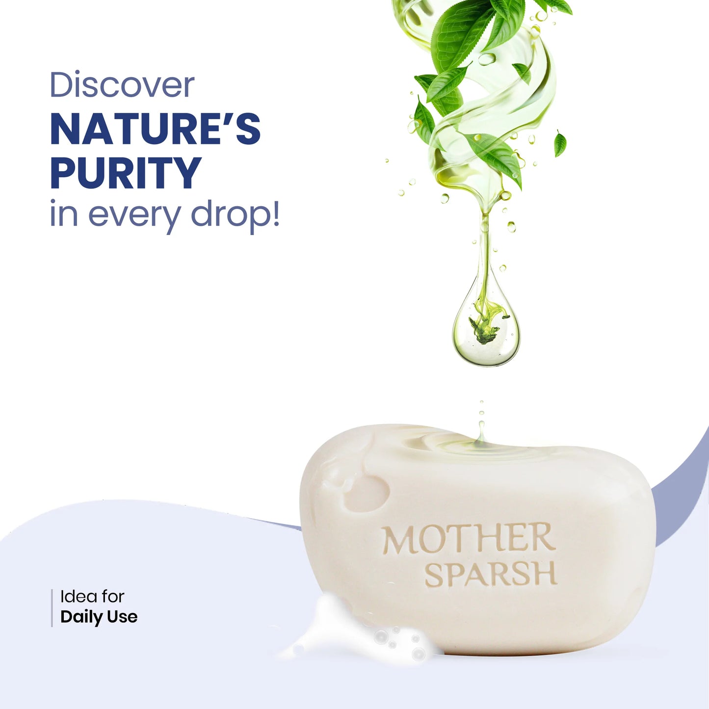 Discover Nature’s Purity in Every Drop – Tear-Free Mother Sparsh Baby Soap