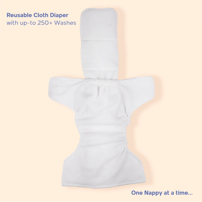 Nappers : Hybrid Eco-Safe Reusable Cloth Diaper for Baby