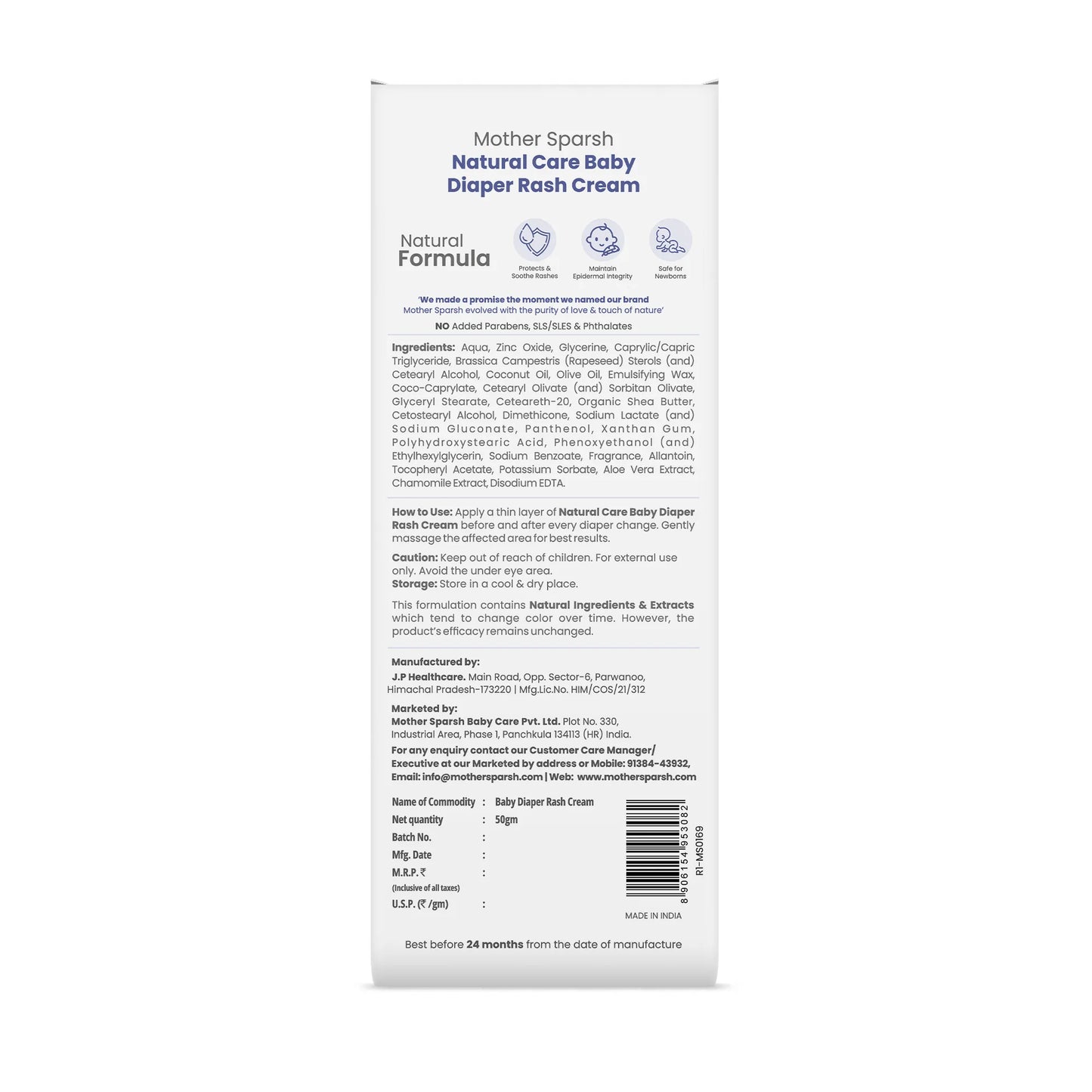 Natural Care Diaper Rash Cream
