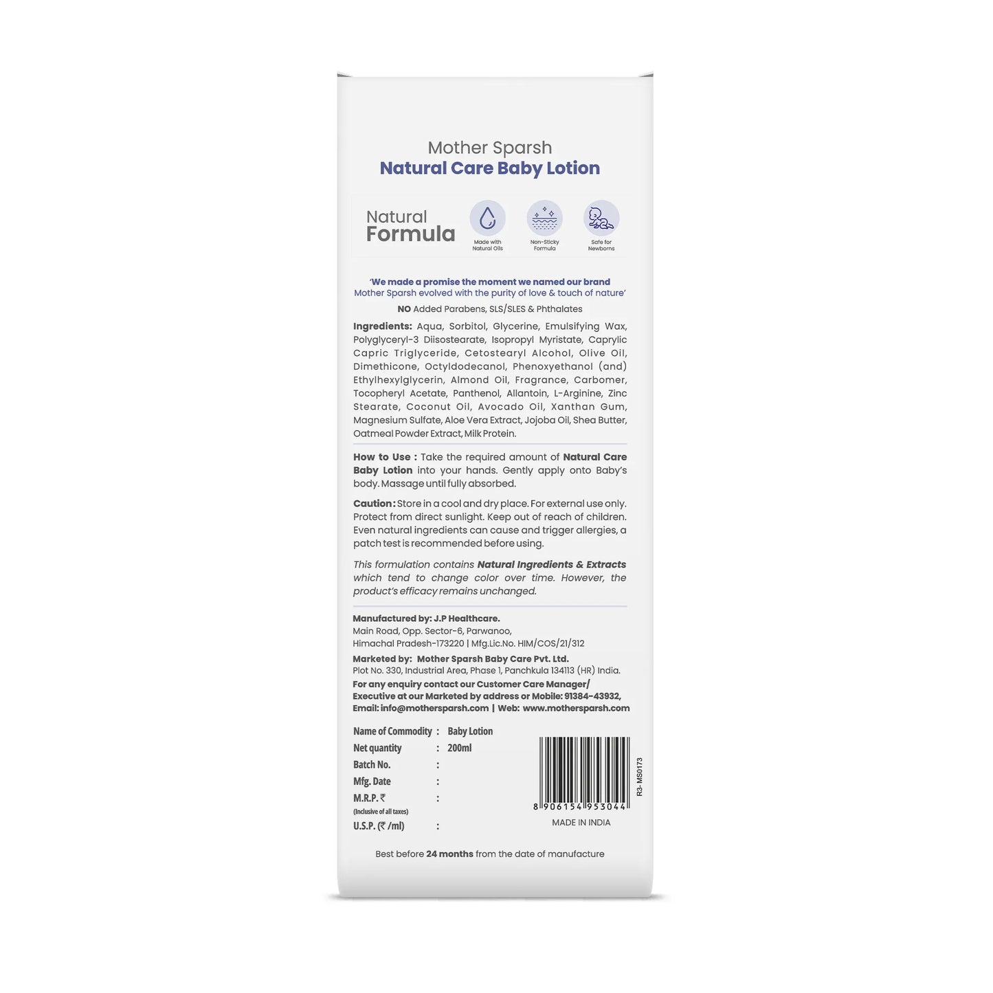 Natural Care Baby Lotion