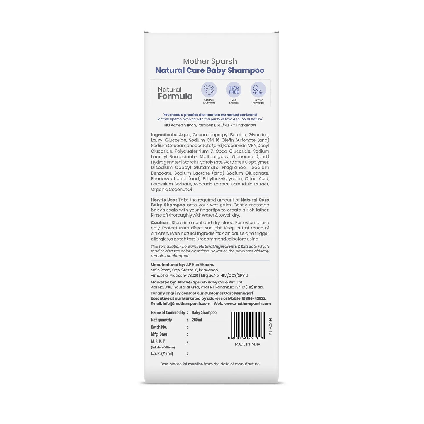Natural Care Baby Shampoo